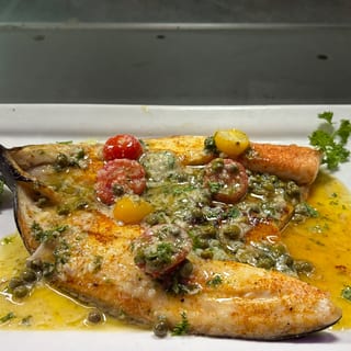 Lemon-Capers Spanish Branzino