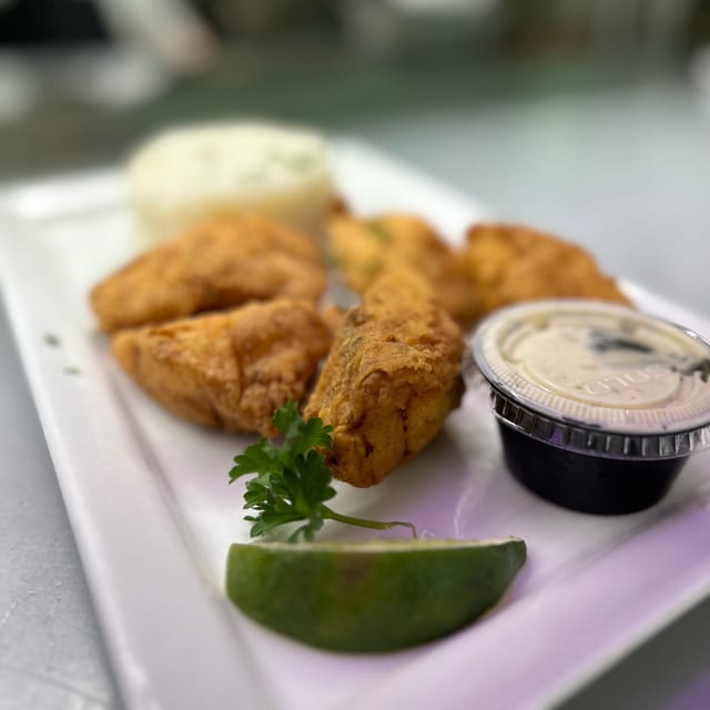 Fried Mahi-Mahi Fingers.