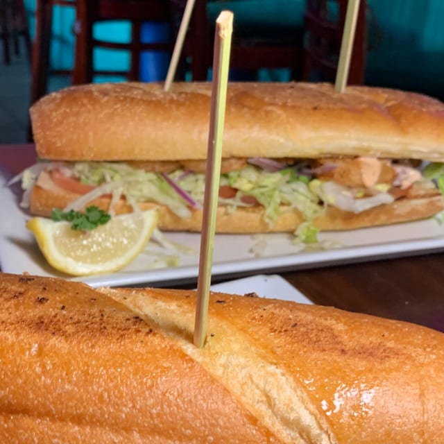 Cracked Conch Po'boy.