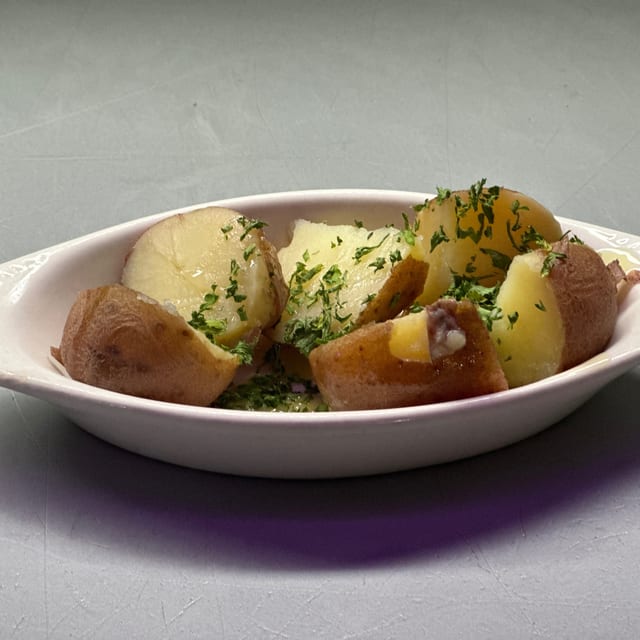 Garlic Potatoes.