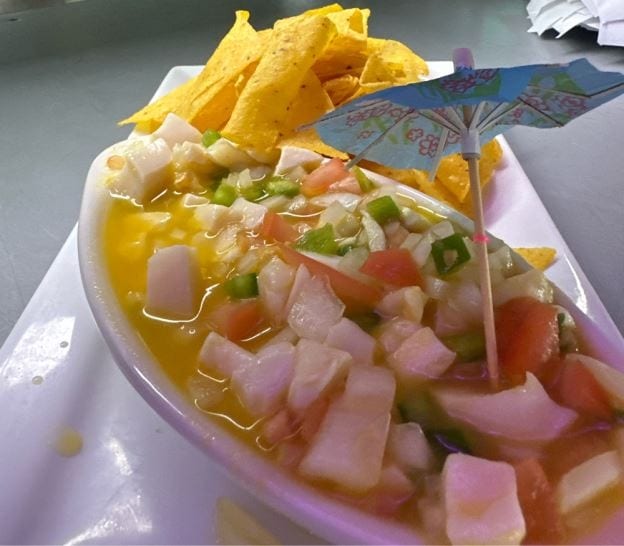 Bahamian Conch Salad.