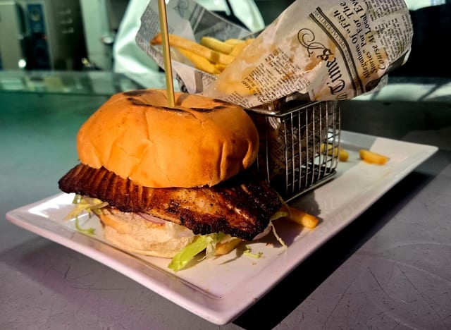 Tilapia Sandwich.