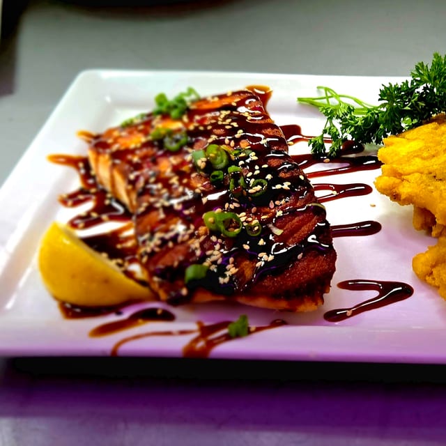 Sesame Salmon.