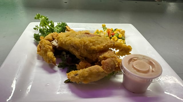 Fried Soft Shell Crab.